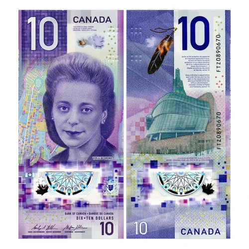 10 Canadian Dollar