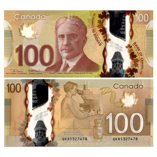 100 Canadian Dollar