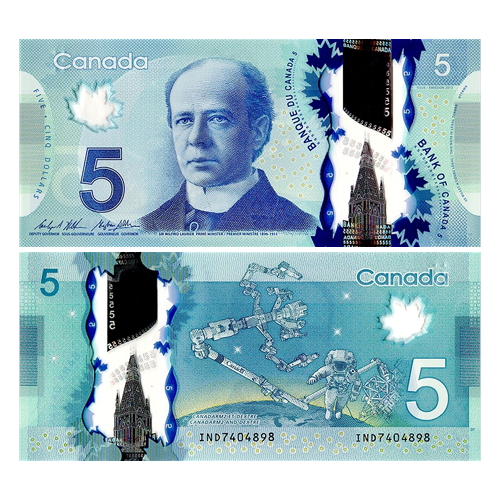 5 Canadian Dollar