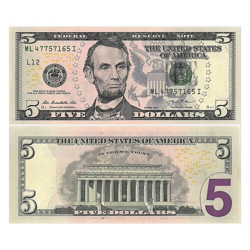 5 US Dollar