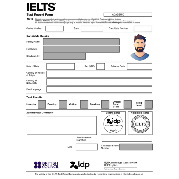 IELTS Certificate