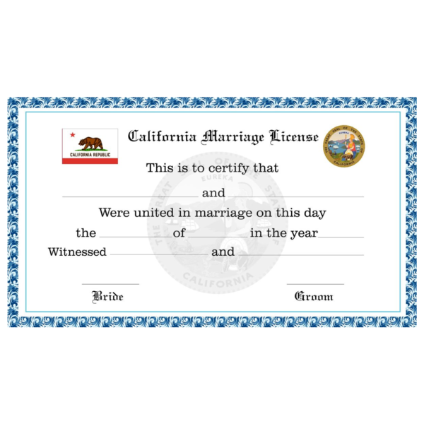 Marriage Certificate
